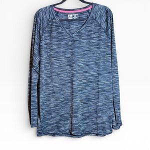 RBX Active Women's Performance Long Sleeve V-Neck Shirt - NWT